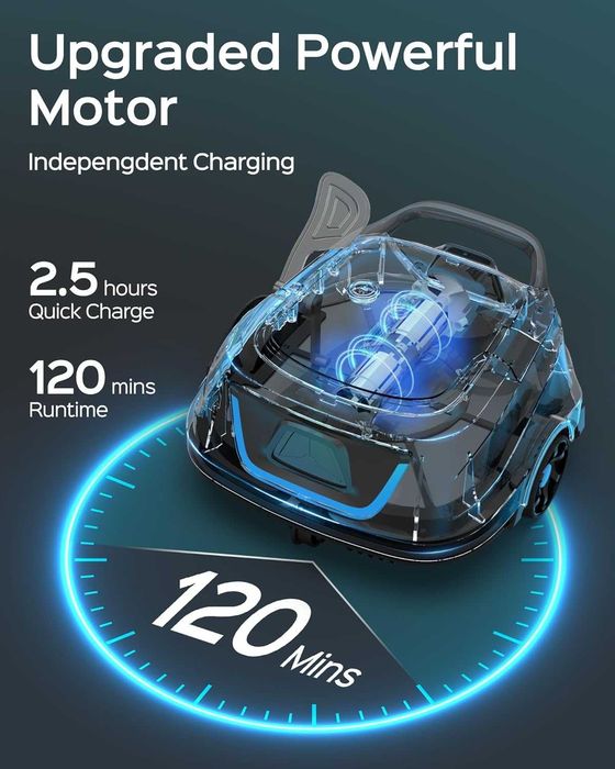 Бездротовий робот-пилосос для басейну Wybot 100 м2 / 120 хв