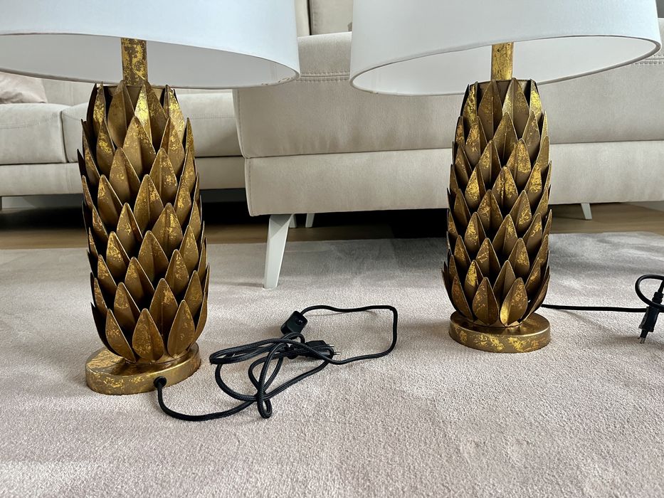 Candeeiro de Mesa dourado