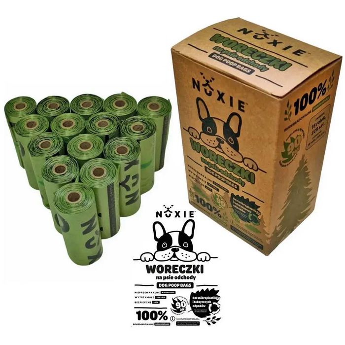 Woreczki na psie kupy BIO 10rolek 150woreczków