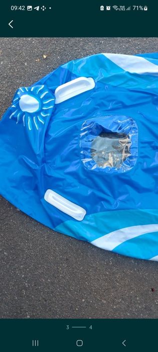 Матрас для плавання і груша надувна одним лотом