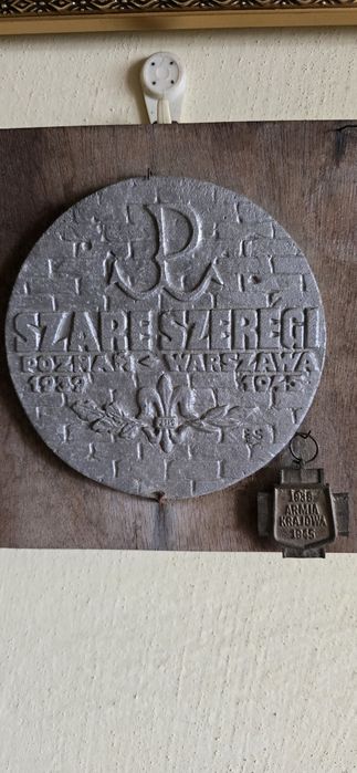 Medal -plakieta "Szare Szeregi "