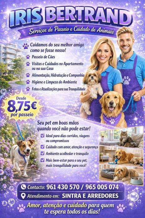 Passeio e cuido do seu melhor amigo