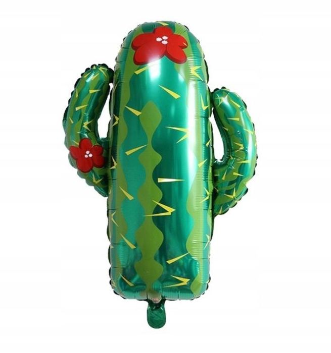 Balon foliowy kaktus 63x74cm impreza party urodziny
