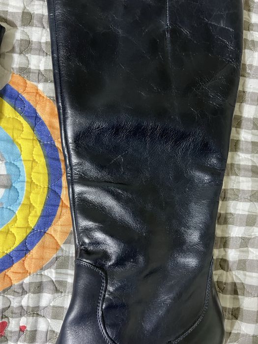 Шкіряні сапоги осінь весна