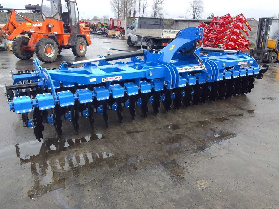 Brona talerzowa hydrauliczna 4m 4,5m 5m Strumyk transport TIGER I