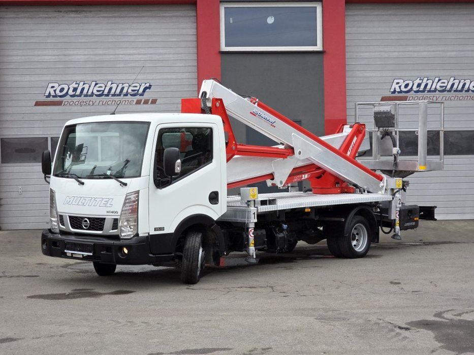 Nissan Cabstar  podnośnik koszowy, zwyżka Multitel MX250
