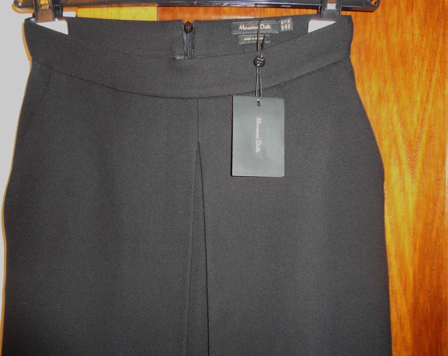 Saia preta Massimo Dutti