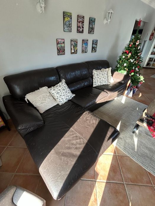 Sofá de Pele grande