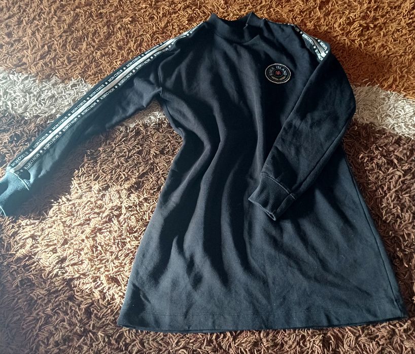 River Island, sukienka z lampasami, bawełna, tunika, bluza