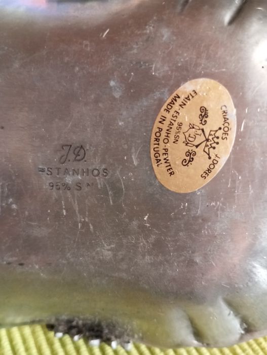 Taça em estanho puro