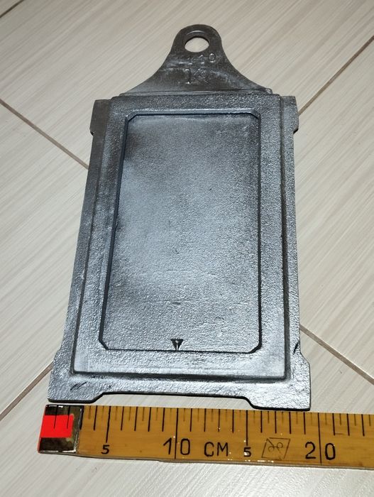 Засов заслонка задвижка для печи алюминиевая