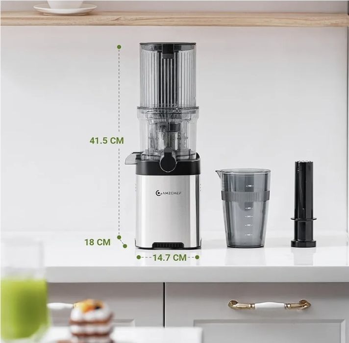 Шнекова соковижималка AMZCHEF ZM1902 (Нова) / Slow Juicer