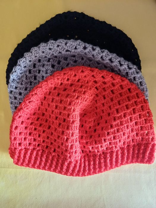 Gorros Novos croché manual