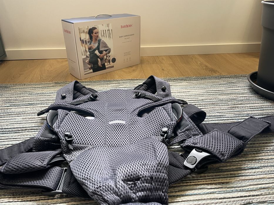 Marsúpio BabyBjörn Move - Airy Mesh - Cor Antracite - Como Novo - 150€
