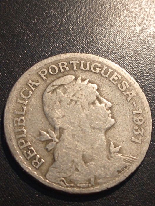 1 escudo - Republica Portuguesa	Portugal	1931	-Impecavel*