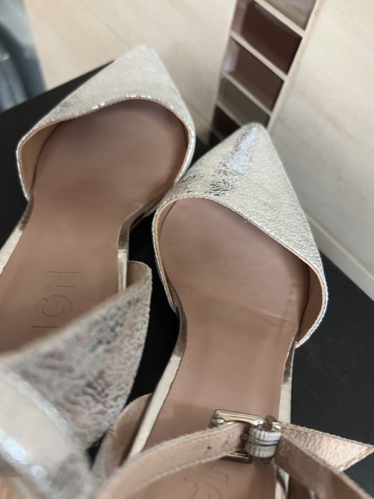 Czółenka srebrne r.38 ZIGN