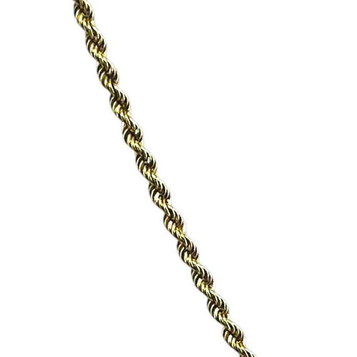 zjawiskowy złoty łańcuszek splot Korda 2,61G 585 49CM