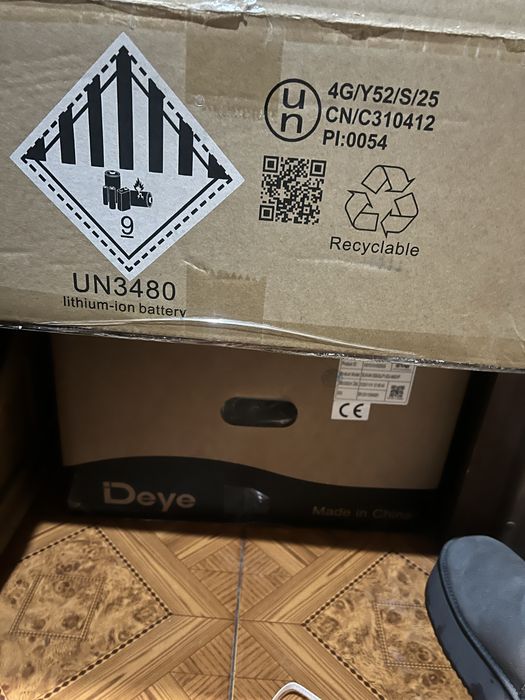 Гібридний інвертор  Deye 6kw/8kw/10/12/15/16/20/25/30квт і акб deye 5/12/16 kw
