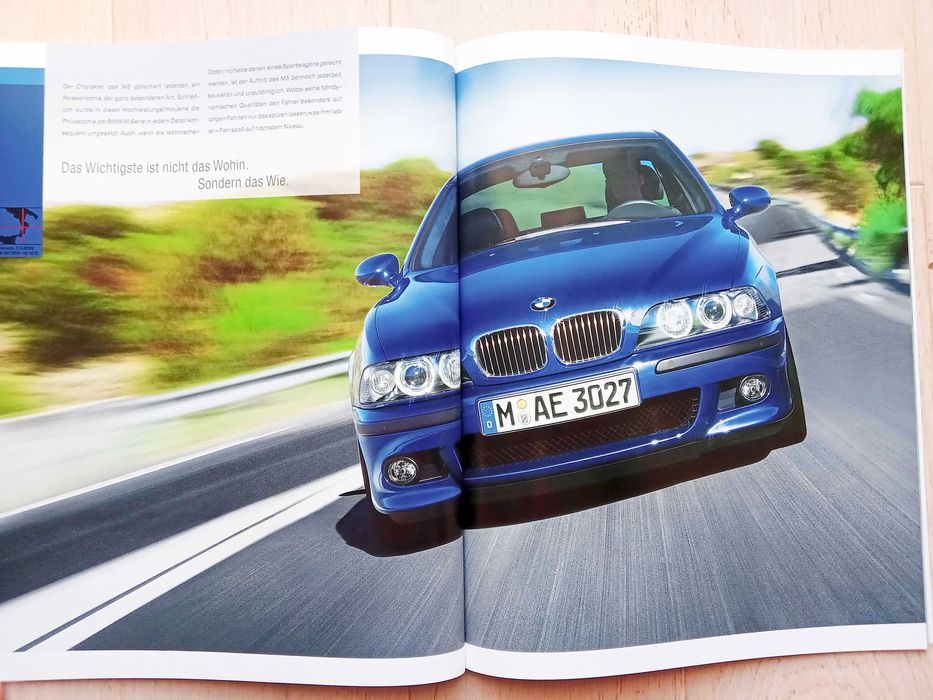 BMW M-Power 2002 - M3 E46 & M5 E39 - MEGA prospekt 104 strony ! stan BDB- *przesyłka GRATIS !