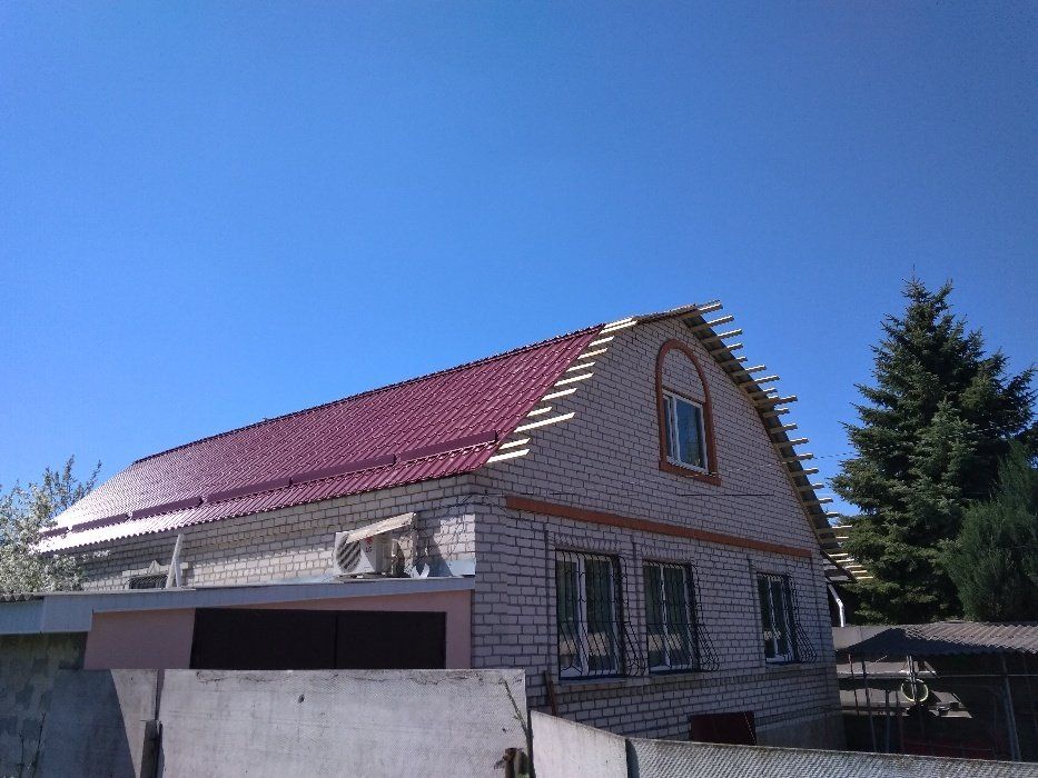 Кровельные работы, ремонт монтаж кровли, крыши дома