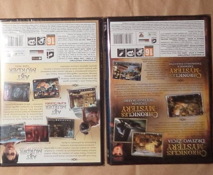 Gry komputerowe PC retro: Art of murder i Chronicles mystery, CI GAMES