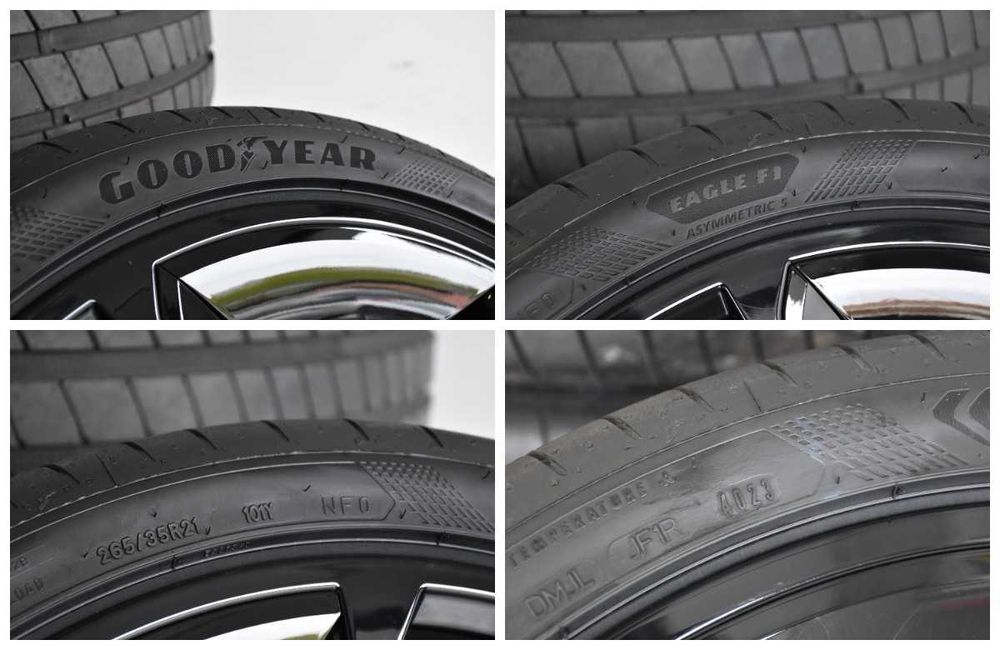 Koła Audi 21" Etron GT DEMO 5x112 LATO Goodyear 2023 BLACK RS