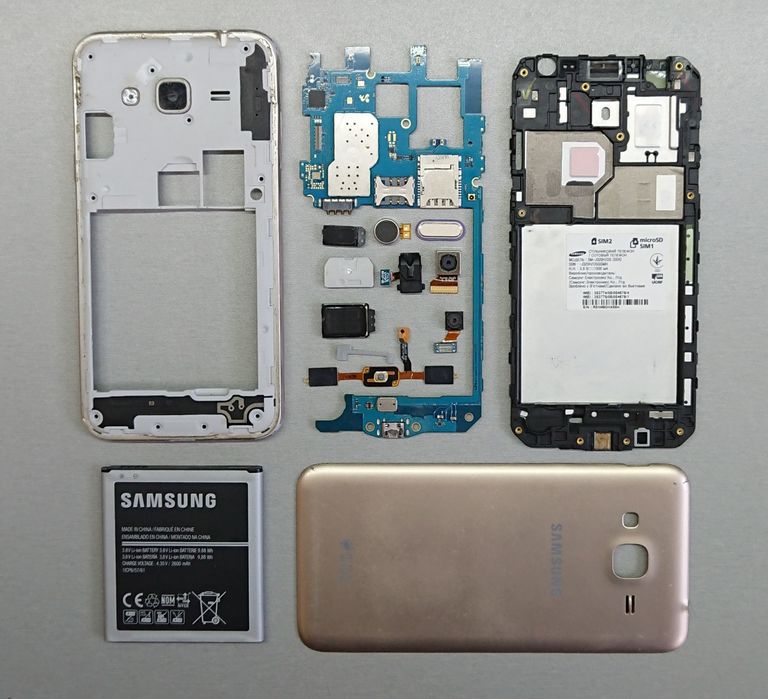 Samsung J320 Шлейф кнопка Батарея Камера Динамик Крышка Корпус