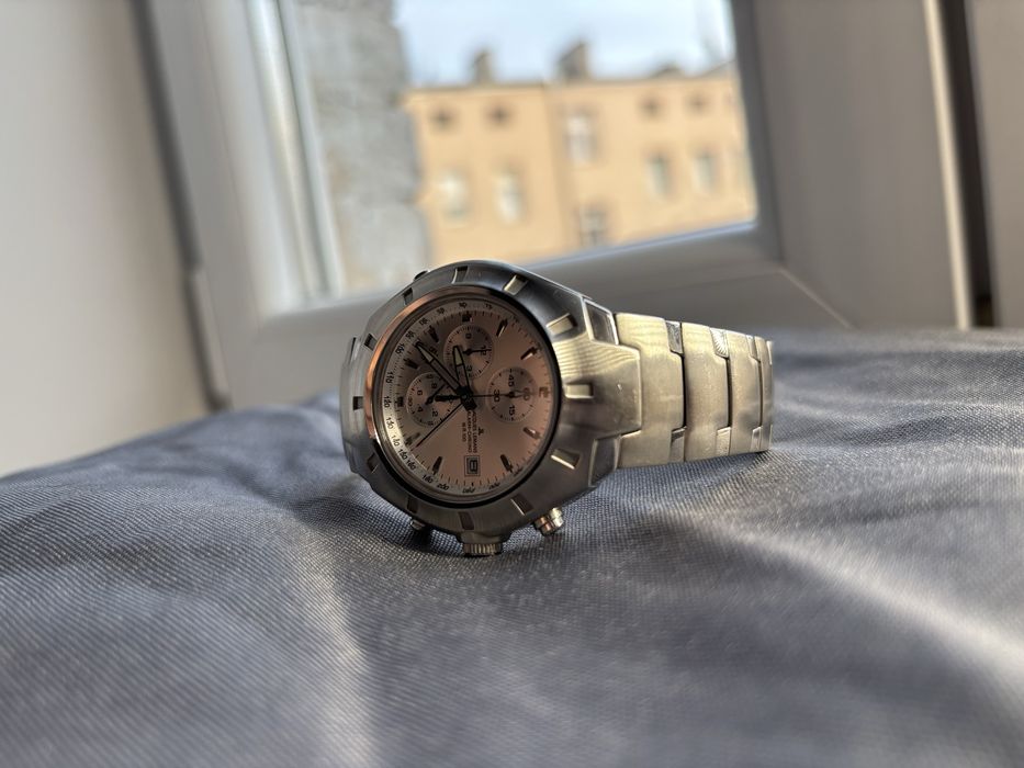 Zegarek Jacques Lemans Alarm-Chrono 1-984 | Szafir, WR100, Stan BDB