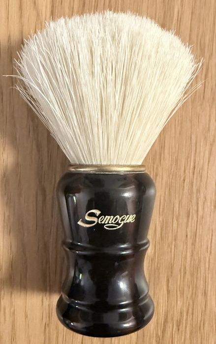 Semogue Pegasus C7 pędzel do golenia szczecina selected premium  skorupa zółwia + stojak