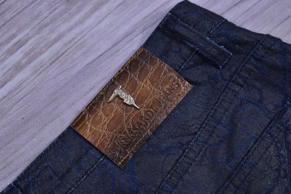 Trussardi Designerskie Spodnie Jeansowe Man / 34