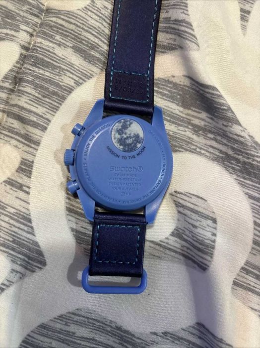 Swatch×Omega Bioceramic Moonswatch Mission to the Super Blue Moonphase