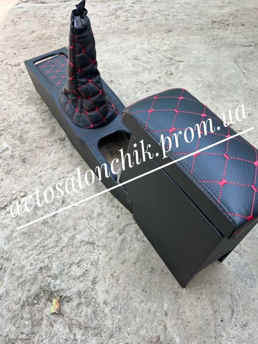 Накладка тунеля хребет ВАЗ 2108 2109 21099 черна РОМБ з стрічкою