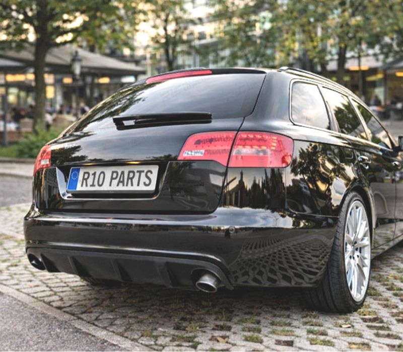 DIFUSOR TRASEIRO AUDI A6 C6 4F 08-11 LOOK RS6