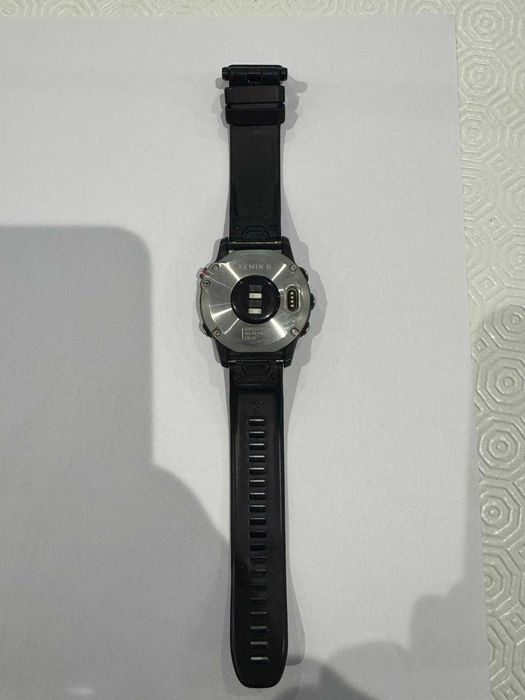 Garmin Fenix 6 Prateado com barcelete Preta