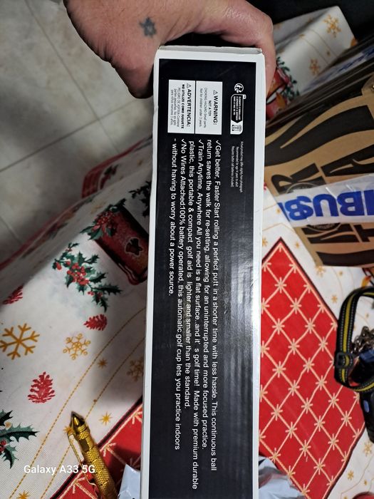 Putter eletrico devolve a bola