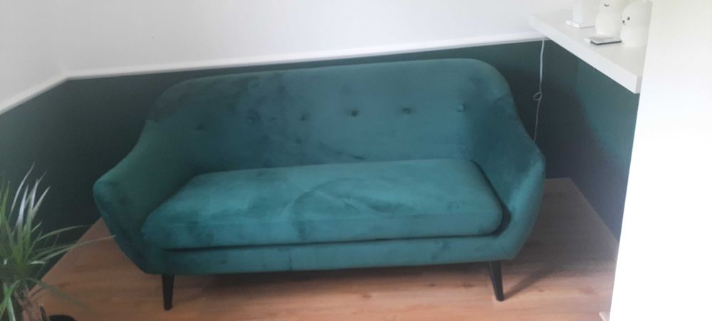 Sofa kanapa ciemnozielona