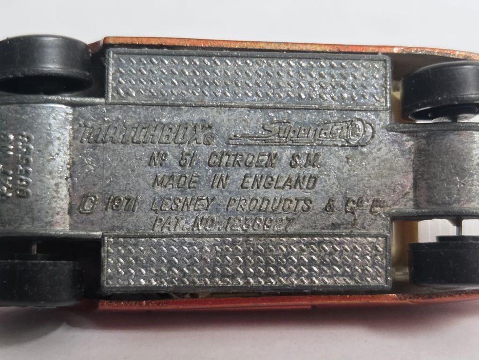 Matchbox Superfast No.51 Citroën SM 1971 Lesney England