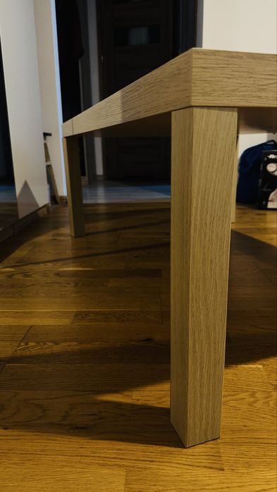 IKEA LACK – duży stolik kawowy 118×78 cm, jasny dąb, idealny stan