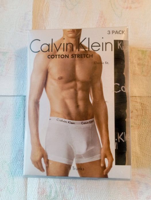 Calvin Klein Bokserki męskie 3 pary rozmiar M 100% Orginał