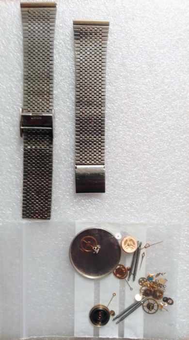Peças para relógios de pulso.
