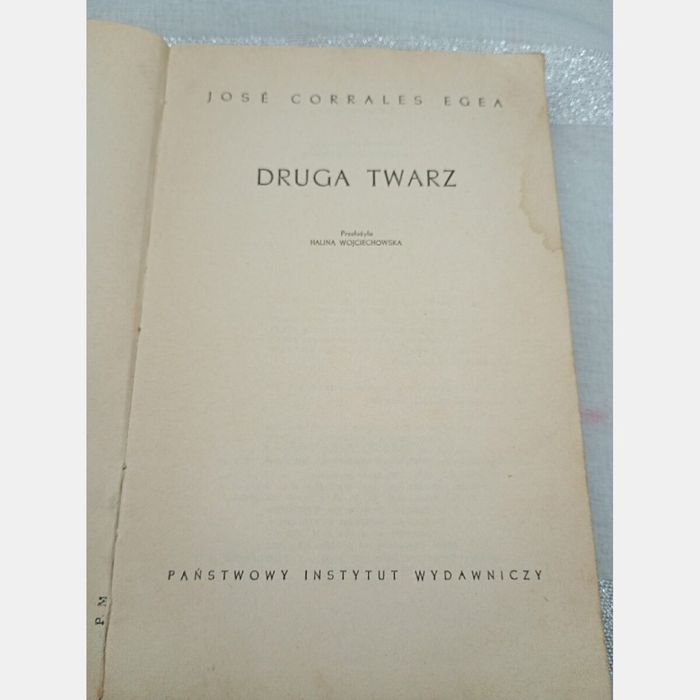 Druga twarz. J. Corrales Egea