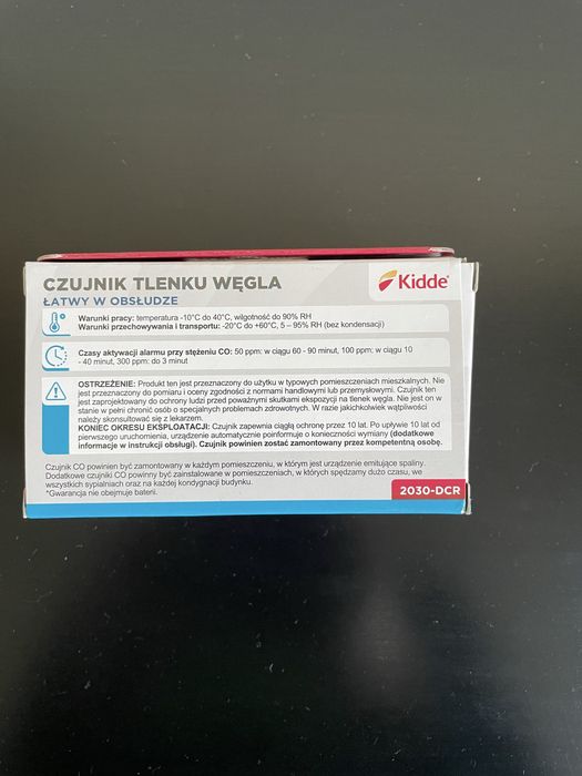 Czujnik tlenku węgla 2030-DCR