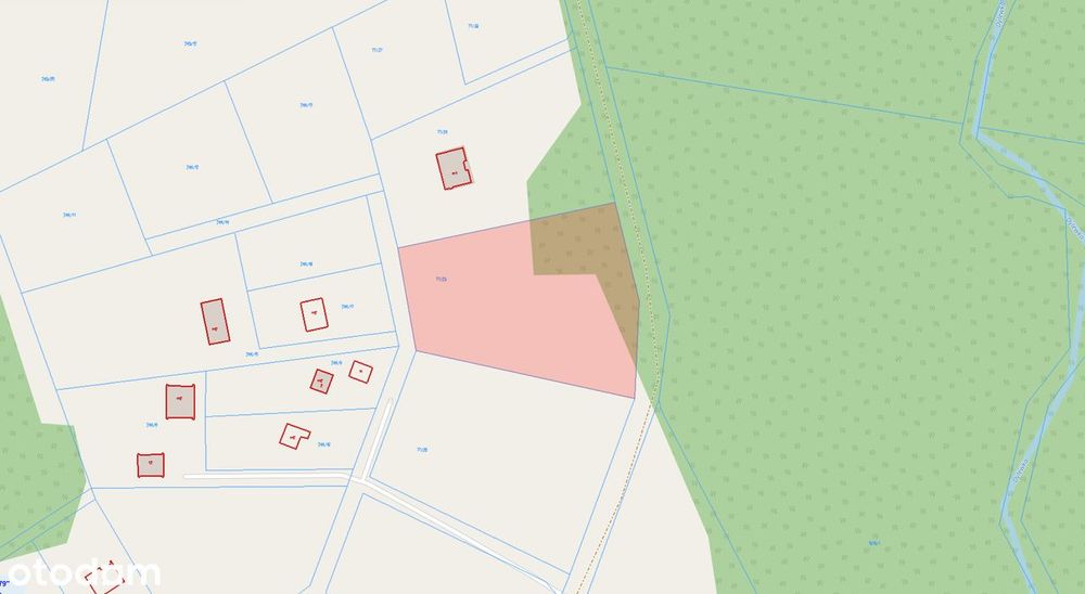 Sprzedam działkę budowlaną w Durągu (Mazury) 3849 m², cena 55 zł/m² - Widok 3