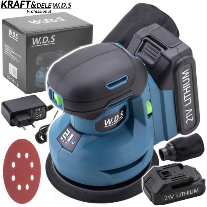 KRAFT&DELE Szlifierka Akumulatorowa Mimośrodowa Oscylacyjna WDS2525