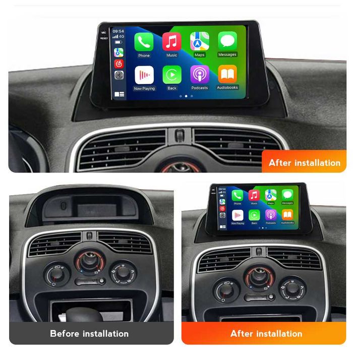 Штатна android магнітола Renault Kangoo 2 (2008-2021) [9"/10"]