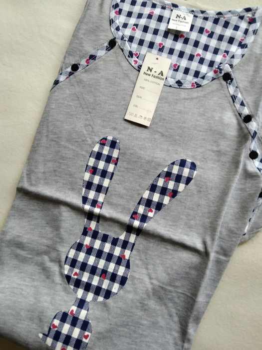 L 40 Koszula poporodowa ciążowa do karmienia porodu orpinana rozpinana