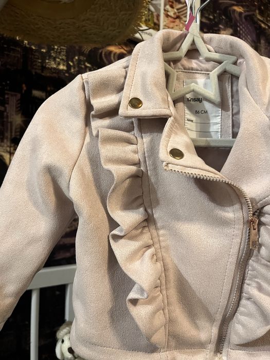 Куртка косуха на дівчинку