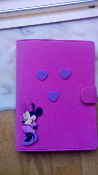 Caderno/ livro Minnie para apontamentos