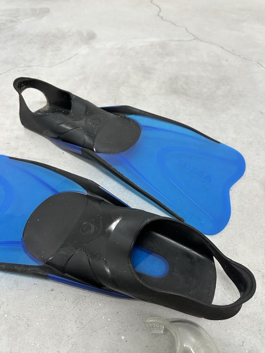 Conjunto óculos mergulho barbatanas