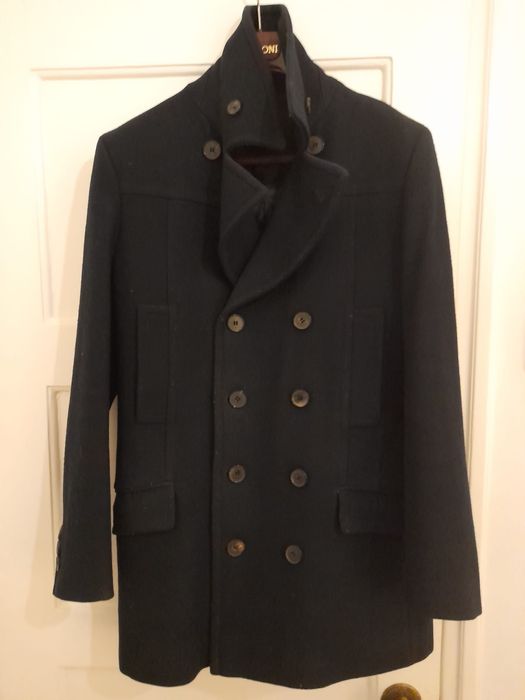 Casaco fazenda assertoado azul escuro ZARA M